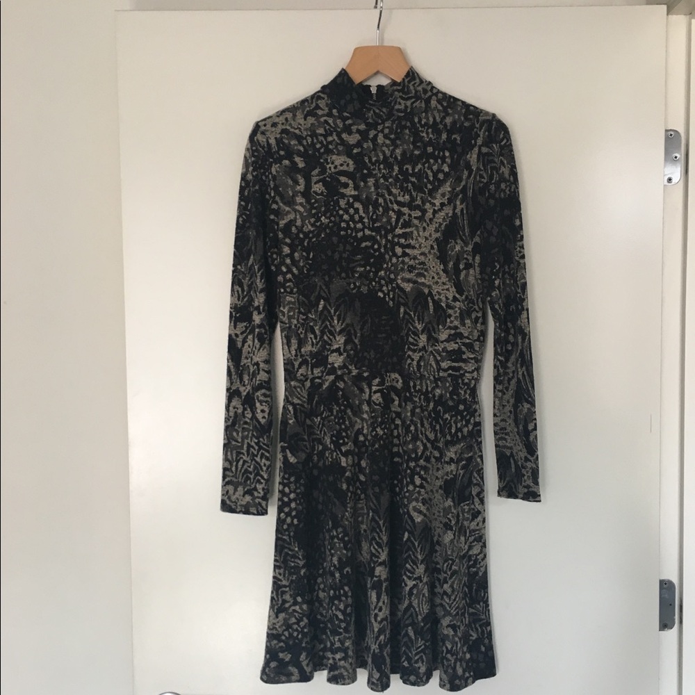 Mock Neck Knit Dress